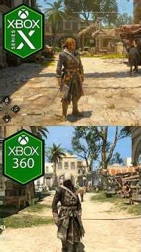 Assassin's Creed Black Flag Resynced vs Original [Xbox Series X vs Xbox 360]