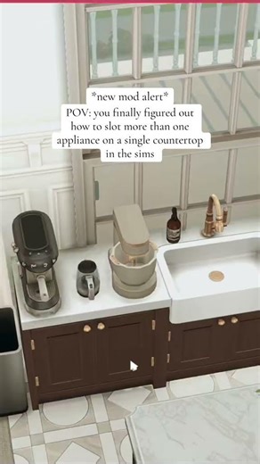 new kitchen mod in the sims 4