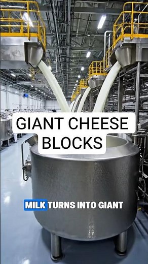 Inside America’s Giant Cheese Factory#cheesefactory #usa #foodproduction #factorytour