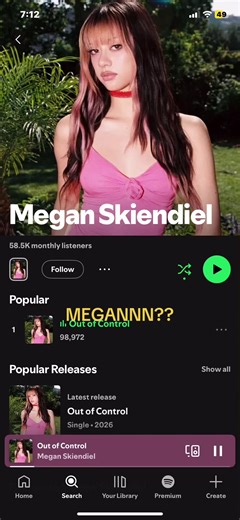 #katseye || OMG || #katseyeedit #meganskiendiel #fyp | out of control megan