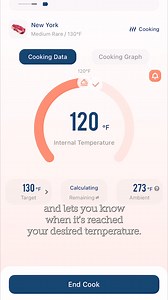 You know, juicy steak is always on the menu if you use our Smart Meat Thermometer. Precise Temp ±1.8°F Accuracy Dual Heat Sensors Real-Time Temperature Alerts | Cosori | Facebook