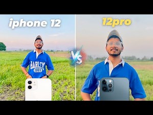 iPhone 12 vs iPhone 12 pro camera comparison | iPhone 12 vs 12 pro camera test | devhr71
