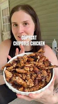 Copycat chipotle chicken!🍗 #chipotle #copycatchipotle #chipotlechicken