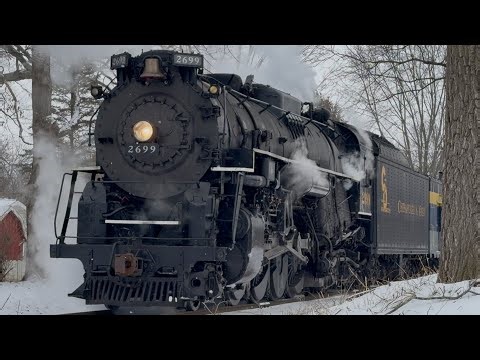 Chesapeake & Ohio 2699 photo charter across mid Michigan (1-17-26)