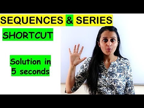 SEQUENCES & SERIES SHORTCUT//ARITHMETIC PROGRESSION IN 5 SECONDS//NDA/BITSAT/CETs/JEE TRICK