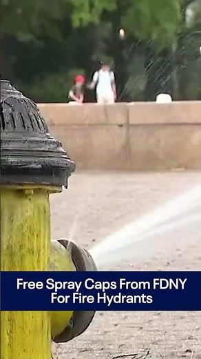 Beat the summer heat like a true NYer by grabbing a free spray cap from your local FDNY firehouse