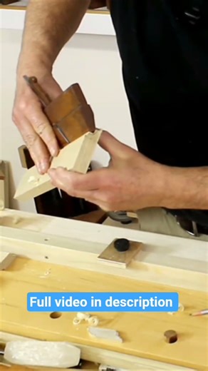 Make a Cove Molding #handtoolwoodworking #woodworking #handtools #handplane