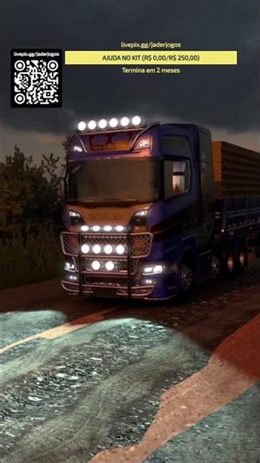 MAPA BR BRASI, VIDA NOTURNA NA A Transamazônica #eurotrucksimulator2 #est2 #automobile #games