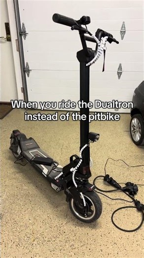 I don’t even pay for gas anyways tbh #dualtron #pitbike #gas #escooter #modified