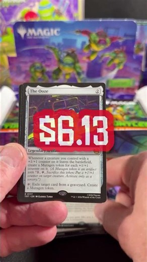Check out the TOP 5 cards pulled from MTGxTMNT Play Booster Box!