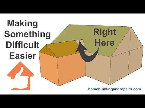 How To Calculate Gable Roof Ridge Length When You Have Different Roof Angles or Pitches