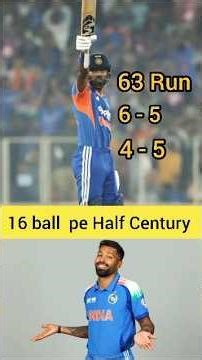 Hardik Pandya fastage half century T2o cricket #cricket #icc #hardikpandya