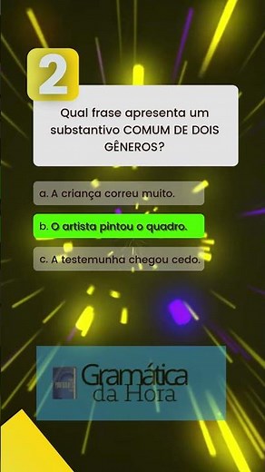 2 Substantivo comum de dois gêneros #enem #professor #gramática #estudos