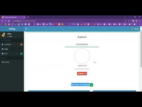 Voting System in PHP Application Projects