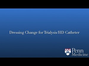 Dressing Change for HD Catheter