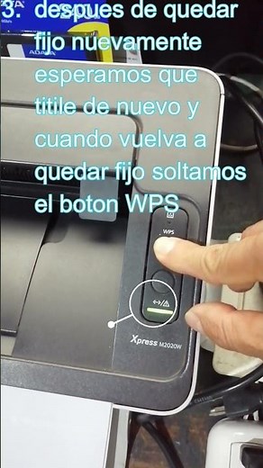 Samsung Xpress M2020W sacar pagina de información y contador de impresiones #shorts