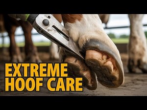 This Cow's Hoof Crack Could Kill Her - Watch This INCREDIBLE Repair!