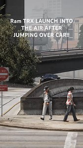 2.9M views · 2.9K reactions | CRAZY Ram TRX LAUNCH OVER 3 CAR!!! #trx #ram #srt #srt8 #trackhawk #dodge #1000hp #hellcat #fastcar | Game Over | Facebook