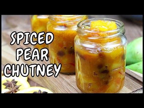 Try this Spiced Pear Chutney easy recipe
