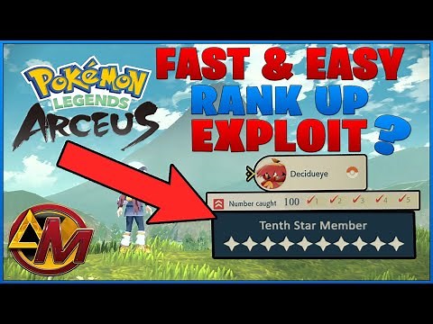 [WORKING] Pokemon Legends Arceus || Rank Up FAST!! ( Complete Pokedex Challenges QUICK! )