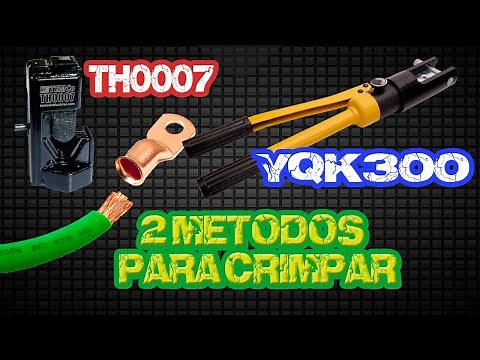 COMO PONCHAR CABLES - CRIMPADO O ENGARZADO - PONCHADORA HIDRAULICA Y DE IMPACTO