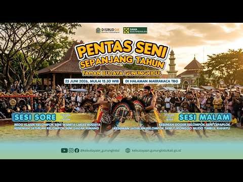 PENTAS SENI SEPANJANG TAHUN TAMAN BUDAYA GUNUNGKIDUL, 25 JUNI 2026.