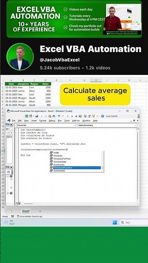 Automate Sales Reports in Excel with This Simple VBA Code