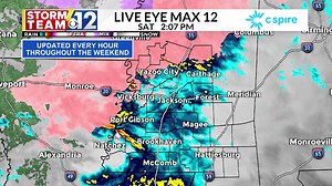 2PM Saturday radar update