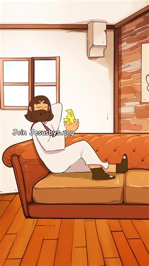 Jesus vs. Green Mouse Demon in