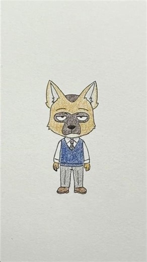Cute Chibi Drawing - Durham from BEASTARS | Cute Fan Art Drawing #shorts #beastars #drawing