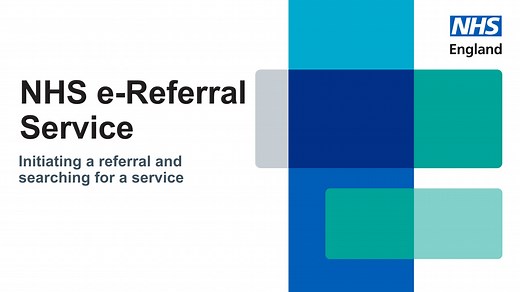 Initiating a referral and searching for a service