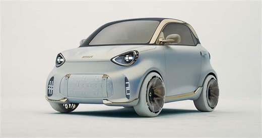 2026 Smart #2 concept harks back to iconic Smart fortwo city car but this time it's an EV designed to take on the Renault Twingo