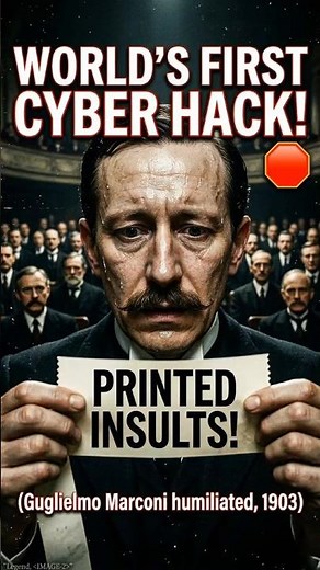The World's First Hacker (1903). 🛑 #shorts #facts