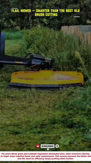 Flail Mower — smarter than the best old brush cutting