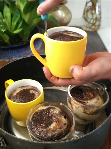 Super Soft Marble Cake Recipe Without Oven