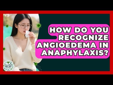 How Do You Recognize Angioedema In Anaphylaxis? - Allergy Relief Guide