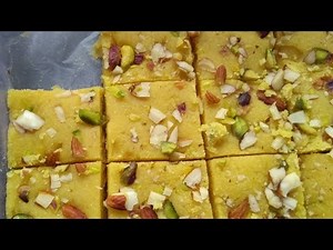 Make Besan Barfi in 20 minutes for Diwali / Besan Barfi recipe