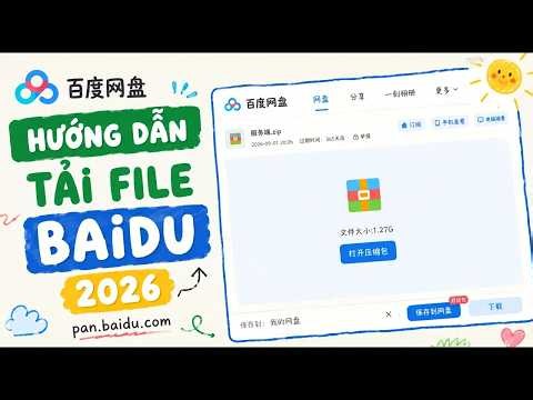 Hướng dẫn cách tải file baidu trên máy tính và điện thoại 2026
