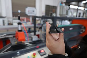 [Hot Item] PVC Price Tag Single Screw Extrusion Production Line PVC Profile Making Line 2 Colors 42mm Width