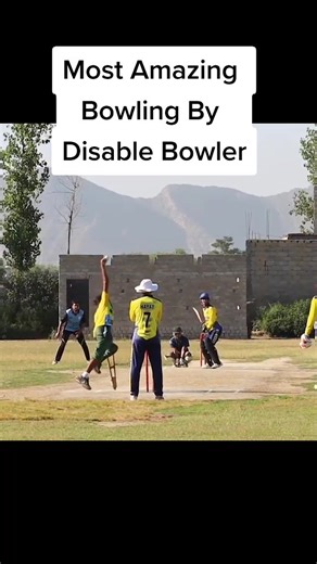 Great Spin Bowling By Disable Bowler