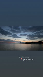 1.2K views · 47 reactions | calm cloudy chilly in port austin  the thumb is magical. good morning and happy weekend! Port Austin, Michigan | Blake Keller | Facebook