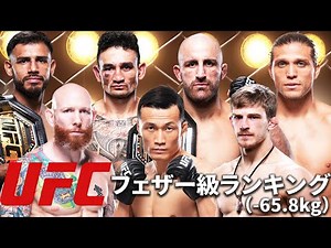『UFCフェザー級ランキングトップ10』選手紹介
