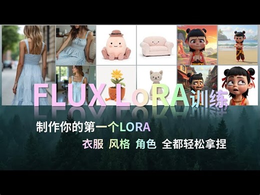 Flux LoRA 训练：30 分钟快速上手角色形象、风格与特定服装 LoRA