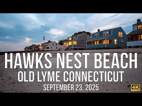 Hawks Nest Beach, Old Lyme Connecticut | Sony ZV-E1 | 4K Cinematic