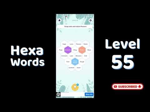 Hexa Word level 55 | Hexa Words Sort Associations level 55 Answers