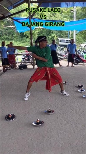 Part 75 - Lombok Indonesia's Big Giant Spinning Top Competition #shorts #usa #gasingreel