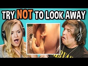 COLLEGE KIDS REACT TO TRY NOT TO LOOK AWAY CHALLENGE