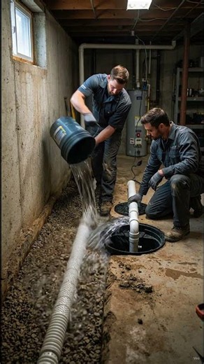 Basement Flooding Fixed With a Complete Interior Drain Tile System