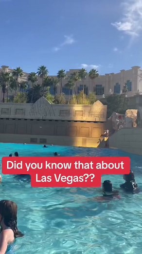 Did you know that? Beach in vegas!