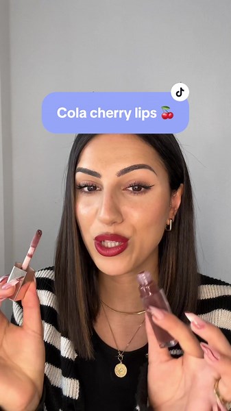 Cherry Lips Makeup Tutorial with Coca Cola Lipstick